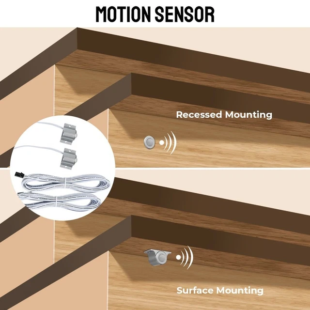 Kit contrôleur de lumière d'escalier système anti-fuite sortie stable capteur
