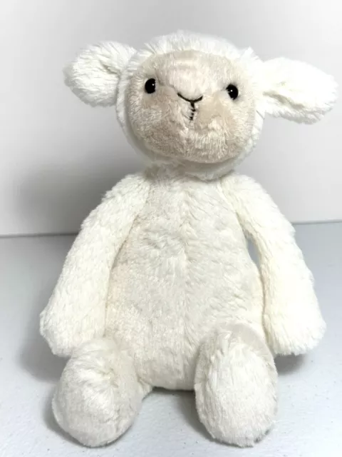 Jellycat Bashful Lamb Sheep Soft Cream 8.5 Inch Plush Lovey Stuffed Animal Toy