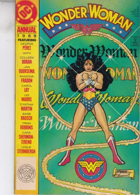 Dc Comics Wonder Woman Vol. 2 Annual #2 Sept 1989 Fast P&P Same Day Dispatch