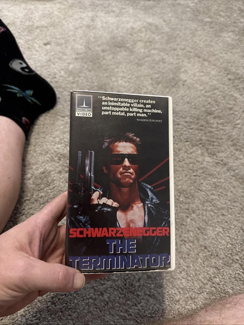 Terminator Tested *TESTED!* THE TERMINATOR 1984 Thorn EMI Video VHS Hard Case £22.03 ...