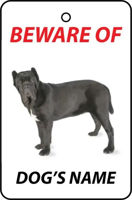 Desodorisant De Voiture Personnalise NEAPOLITAN MASTIFF DOG