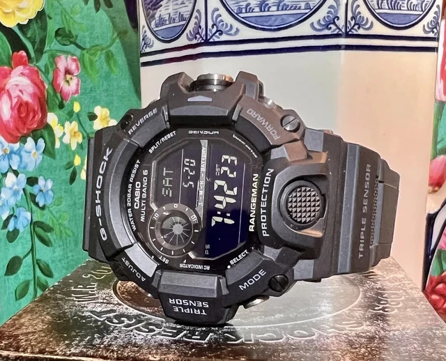 CASIO G-SHOCK RANGEMAN Blackout GW-9400-1BER Multi-Band 6 Digital Watch ...