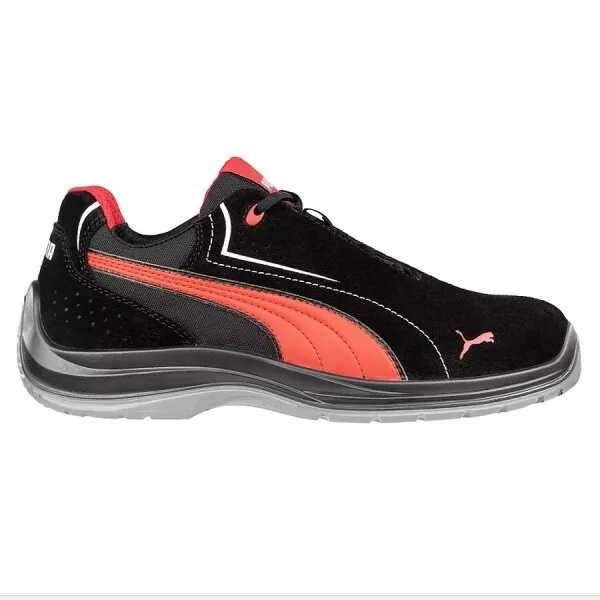 PUMA Safety Touring Black Suede Low Sicherheitsschuhe S3 ESD SRC Gr.46