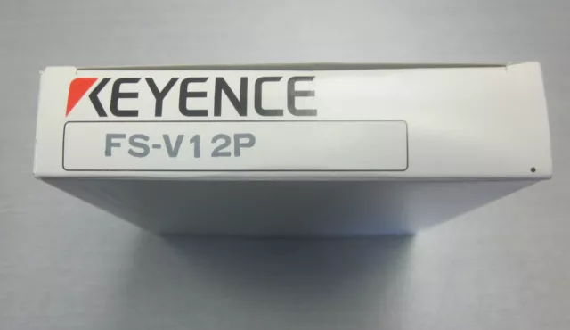 Keyence FS-V12P digital calibration fiber optic sensor LED