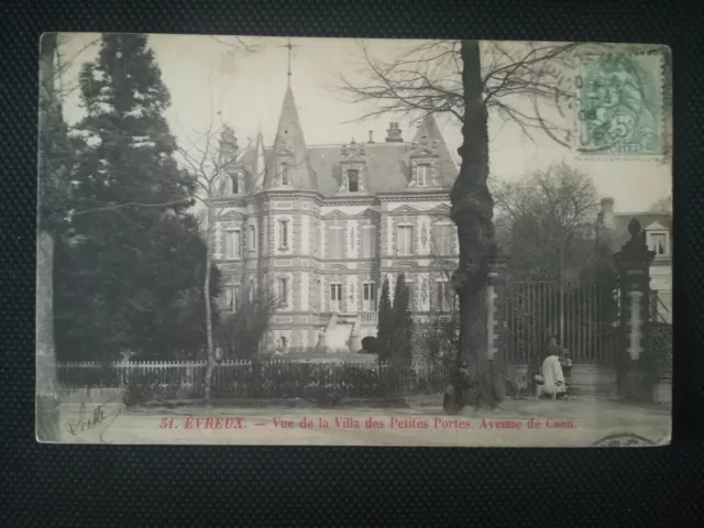 CPA 27 EVREUX - Vue de la Villa des Petites Portes - Avenue de Caen