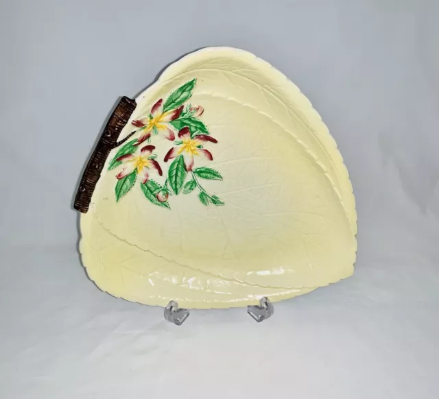 Carlton Ware - Yellow Apple Blossom, 22cm serving / biscuit / sandwich plate