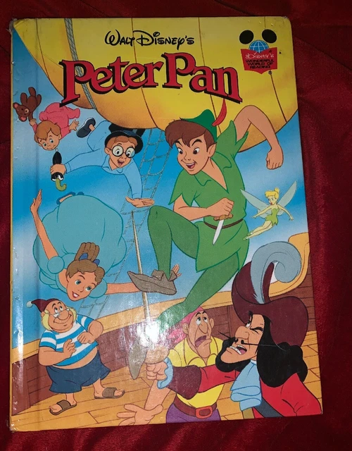 Walt Disney's Peter Pan 1993 Hardcover Grolier Book Club Edition