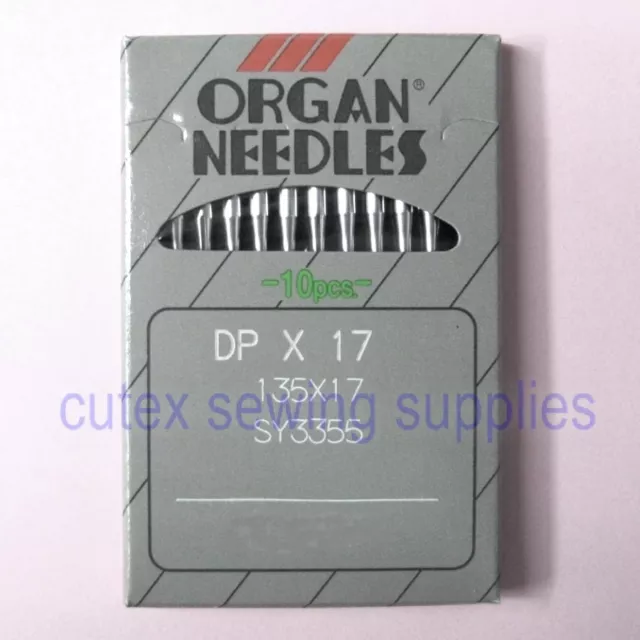 10 ORGAN 135X17 DPX17 Needles For Industrial Walking Foot Sewing Machines