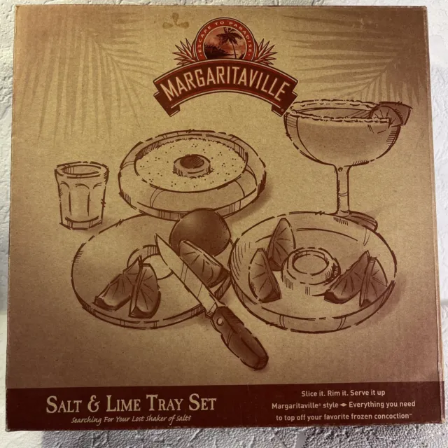 Margaritaville Salt Lime Tray Set Perfect Drink Maker