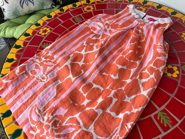 Girl’s Lilly Pulitzer For Target Dress - Size 10-12 - Linen - Giraffe Pattern