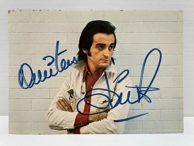 AUTOGRAPHE DÉDICACE ORIGINAL de la chanteuse DALIDA sur Carte