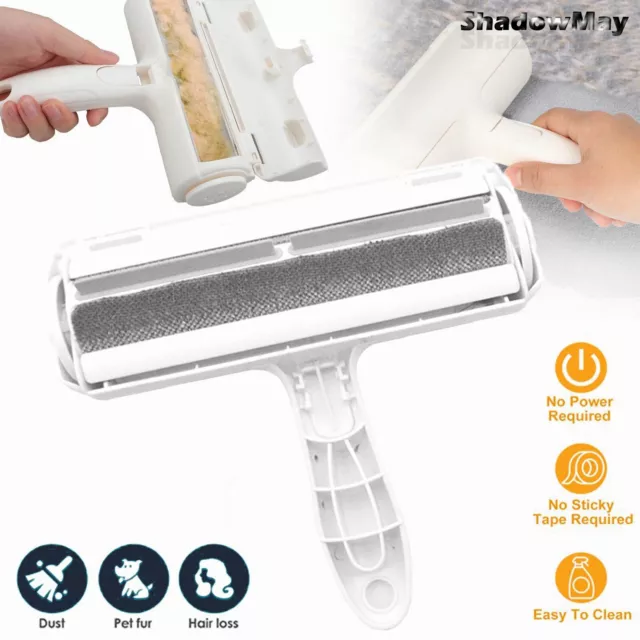 Pet Hair Lint Remover Dog Cat Cleaning Brush Reusable Hair Roller Sofa Clothes