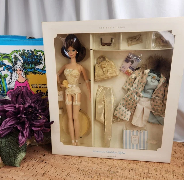 2001 Continental Holiday Silkstone BARBIE Limited Edition Mattel #55497 NFRB