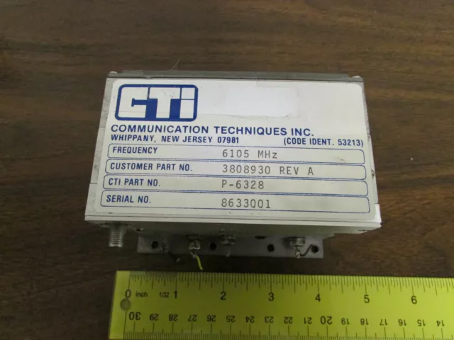 CTI Kommunikation Techniken Inc.P-6328 RF Oszillator 6105 MHZ RF Mikrowelle