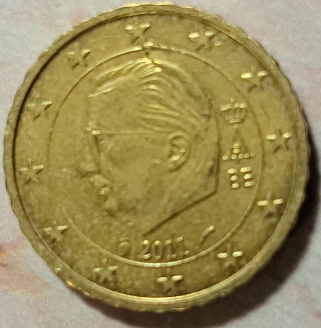 👉Pièce de 10 Centime Euro 2011"BELGIQUE'' très rare pièce  Fauté 👈