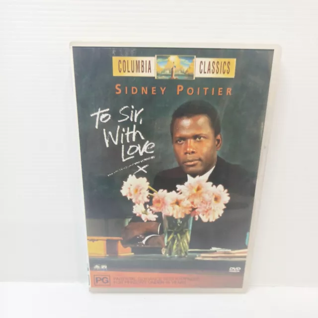 To Sir With Love (DVD) Teacher School Engineer East End VGC R4 Free Postage.