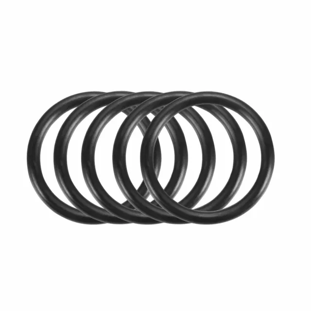 30pcs Black Nitrile Butadiene Rubber NBR O-Ring 19.6mm Inner Dia 2.5mm Width ✦KD