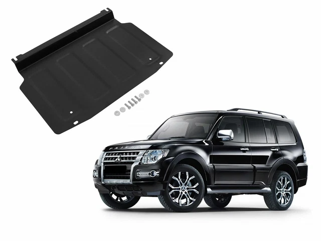 Marchepieds Latéraux pour Mitsubishi Pajero V80 2006-2021 Aluminium Noir 2Pcs
