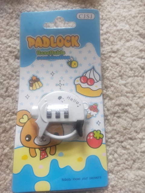 Funky Padlock,ideal for holiday luggage.