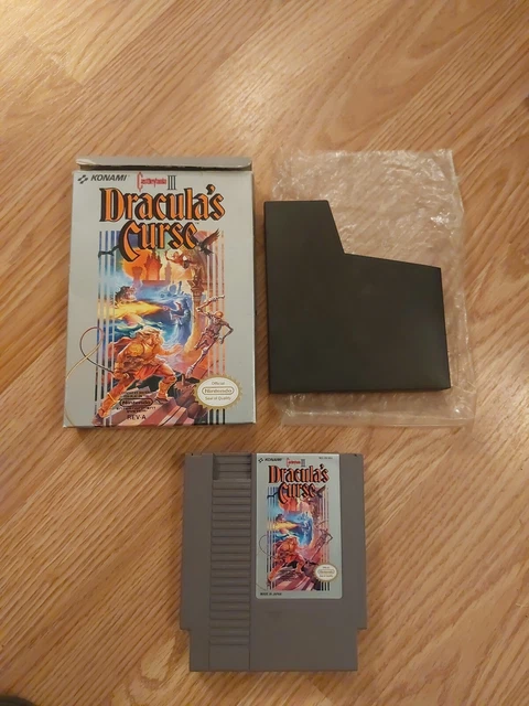 Castlevania 3 Draculas Curse Nintendo NES Game & Box no manual tested