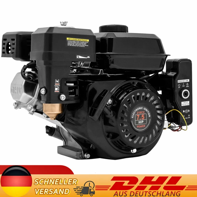 BENZINMOTOR 7.5 PS 4-Takt Standmotor Kartmotor Industriemotor Ersatzmotor Motor EUR 86,49 BENZINMOTOR 7.5 PS 4-Takt Standmotor Kartmotor Industriemotor Ersatzmotor Motor EUR 86,49
