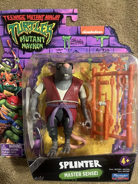 TMNT Teenage Mutant Ninja Turtles Mutant Mayhem SPLINTER Master Sensei Figure