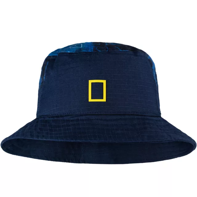 Buff Adults Sun UPF 50 Lightweight Summer Festival Bucket Hat - Blue - LXL