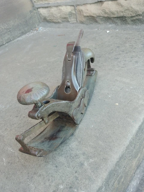 Vintage Stanley Rule and Level Model 113 Compass Plane