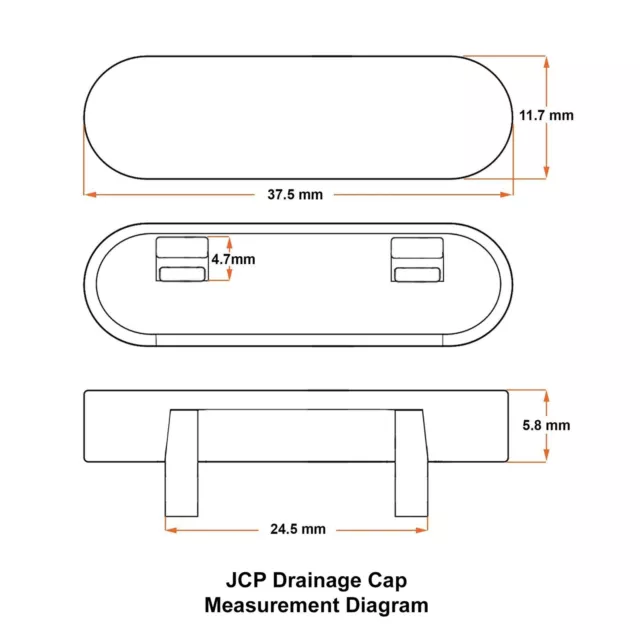 10 x capuchons de drainage trou de drainage couvercles de drainage fenêtres à double vitrage UPVC 3