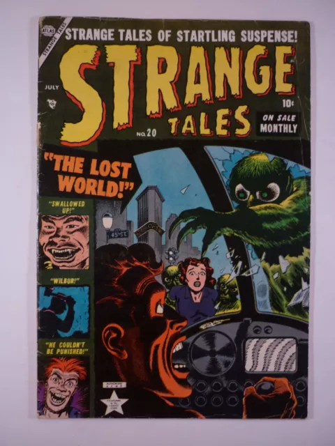 Strange Tales #20 (1953) Atlas GD/VG (3.0) Horror! Russ Heath cover! Golden Age!