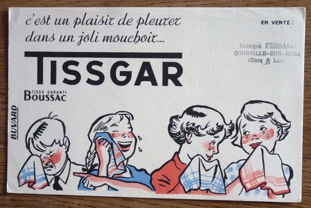 Buvard - Tissgar Tissu Garanti Boussac - Tampon Courville/Eure (Eure & Loir 28)