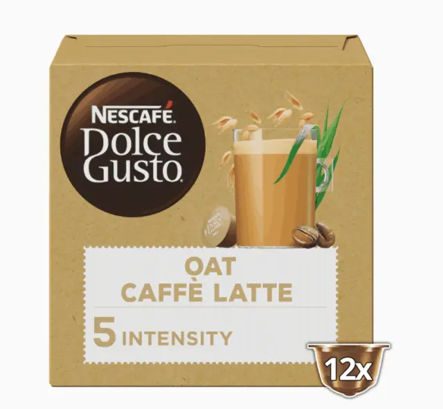 Nescafé Dolce Gusto - Coffee with Vegetable Oat Drink Intensity 5 - 12 pods