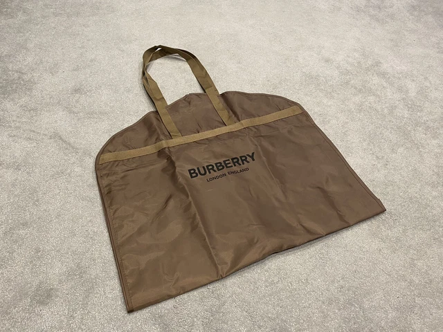 Burberry Garment Bag Suit Jacket Trench Coat Travel Case Nylon Brown 106x60x9cm