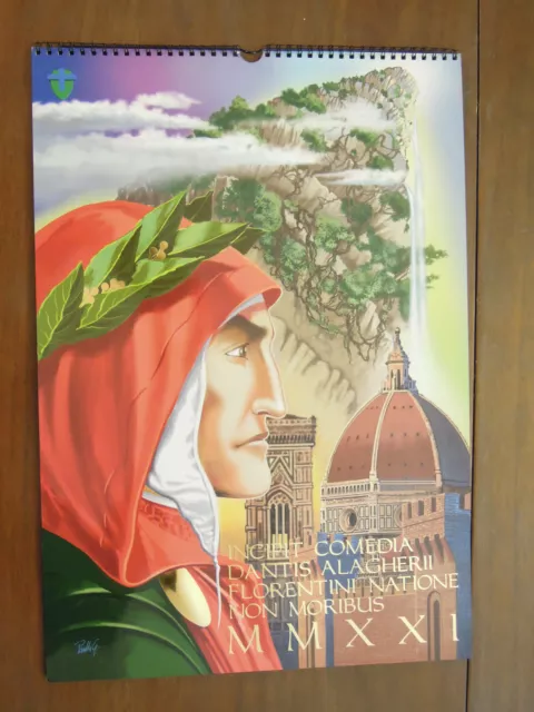 Calendario Incipit Comedia Dantis Alagherii Florentini Natione Non Moribus Mmxxi