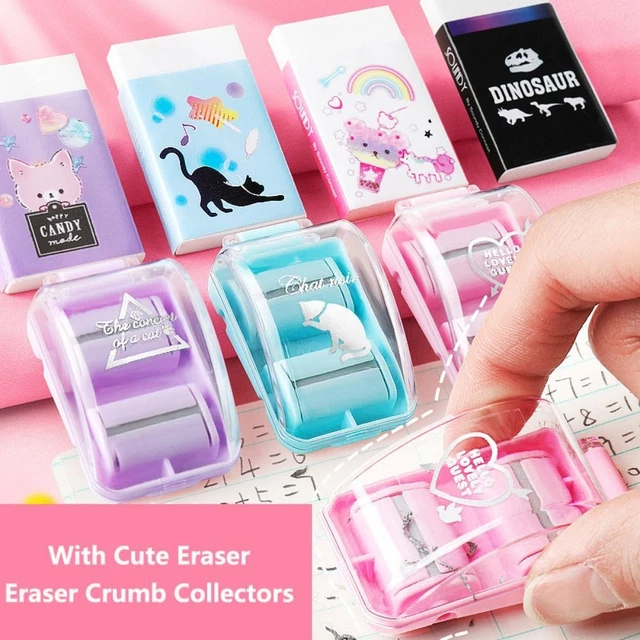 SWEEPER ERASER CRUMB Collectors Desktop Vacuum Cleaner Eraser Dust