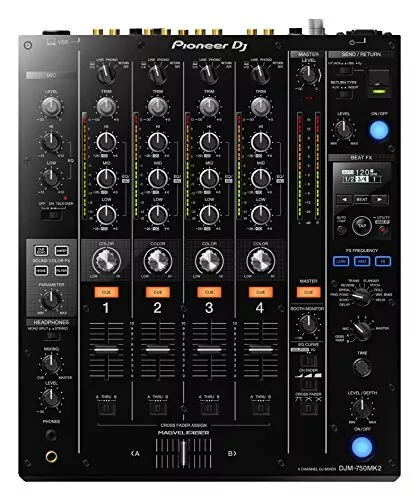 Pioneer DJ 4 Channel DJ Mixer DJM-750MK2 Pioneer DJ 4 Channel DJ Mixer DJM-750MK2