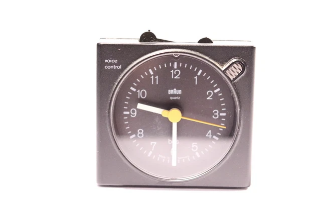 インテリア時計 BRAUN voice control 4745 AB40vsl MOMA Vintage Braun Voice Control Alarm Clock Germany | eBay