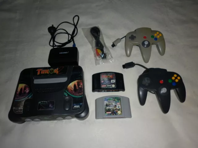 Nintendo 64 Console (PAL AUS) + 2 Games Turok 1 & 2 - LAST DAY $20 off = $180