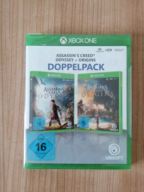 Assassins Creed Doppelpack Odyssey + Origins XB-One XBOX-One Neu & OVP
