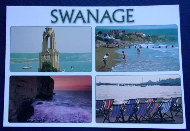 Swanage, Szenen Aus, Dorset; Gebraucht; Unveröffentlicht Mit Briefmarke Aber Kein Postzeichen