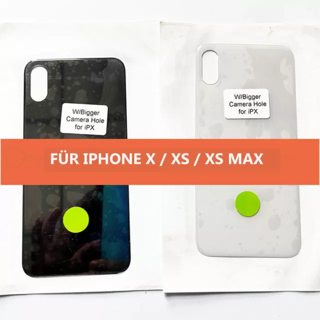 Backcover für iPhone X / XS / XS Max Akkudeckel Rückseite Big Hole HighQuality®