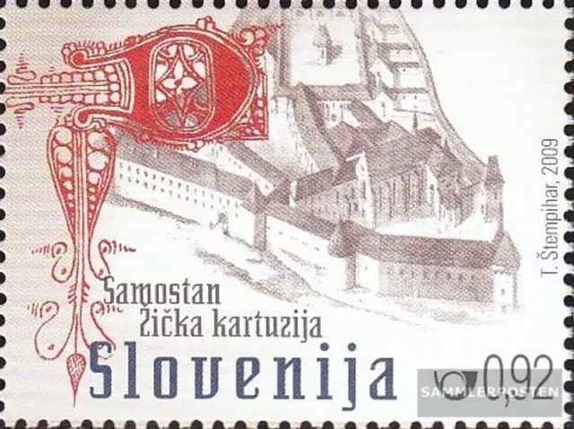 Slowenien 715 (kompl.Ausg.) postfrisch 2009 Kartause Seiz