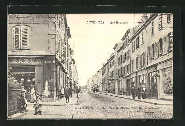 CPA Luneville, Rue Banaudon