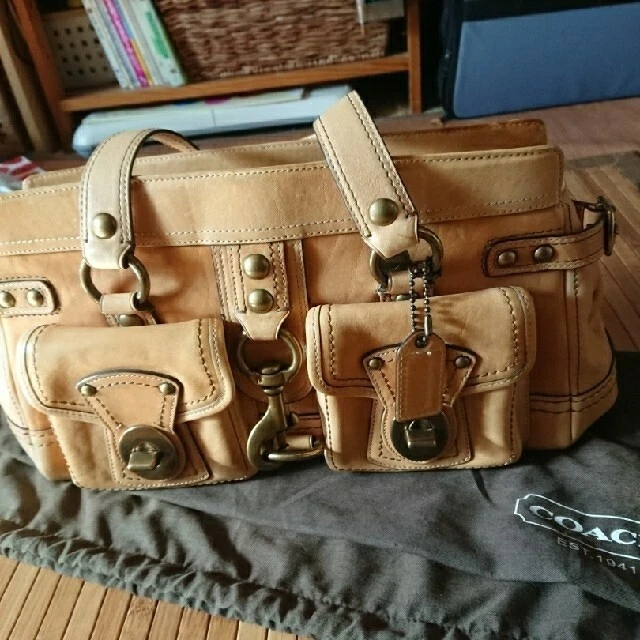 Best offer Authentic Coach 65th Anniversary Legacy Mandy 11130 Leather Satchel