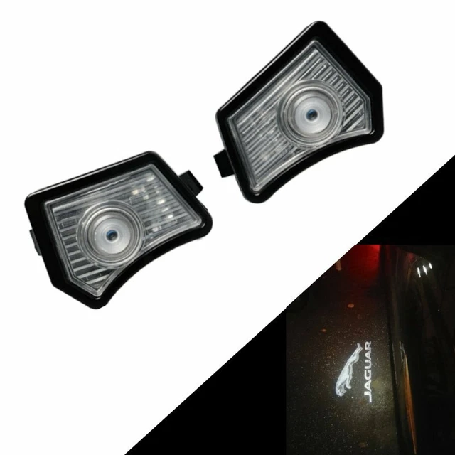 2X LED PUDDLE Light Side Mirror Logo Projector Lights for Jaguar XE XF