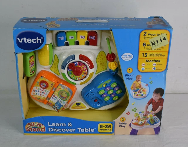 Vtech sit to stand learn and discover table activity toy for baby 39 