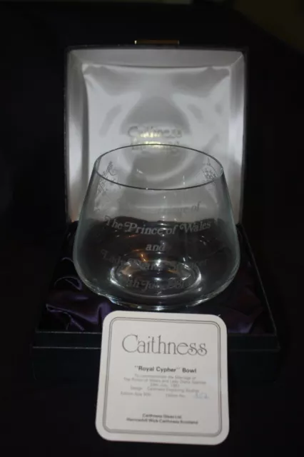 Caithness Glass Ltd Marriage of Prince of Wales and Lady Diana. 352 / 500