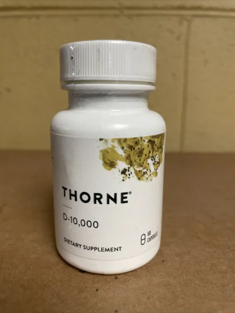 Thorne vitamina D-10000 - suplemento de vitamina D3 caducidad 02/25