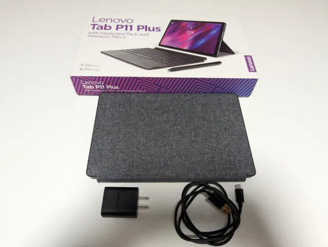 Lenovo Tab P11 Plus Tablet - Wi-Fi 128GB With Keyboard (US Version)