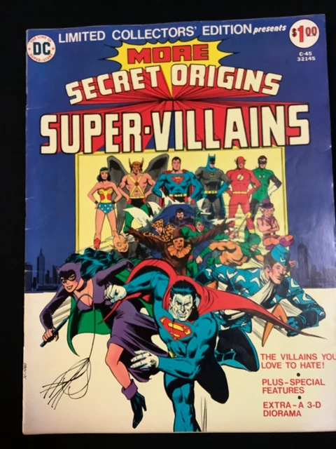 Secret Origins Super-Villains #C-45 Limited Collectors Edition - DC Comics